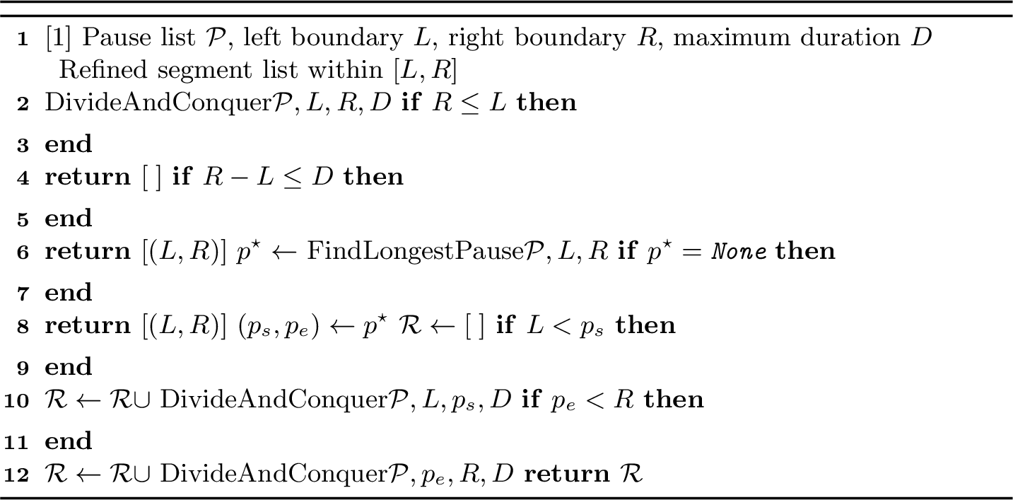 Figure 3: DivideAndConquer