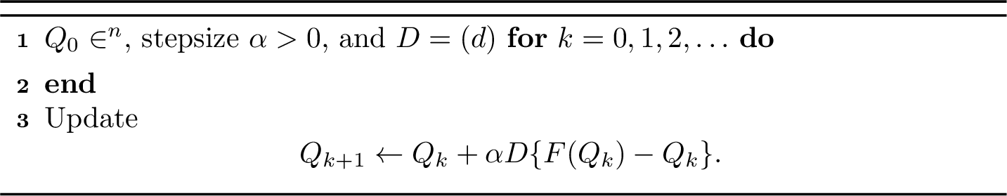 Figure 1: Deterministic standard Q-learning