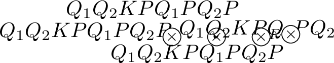 Figure 9: Counterterm insertions in the one-loop fermion–photon vertex: a representative vertex insertion, the two internal-fermion-line insertions, and the internal-photon-line insertion.
