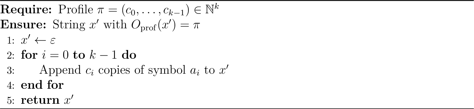 Figure 1: ConstructFromProfile