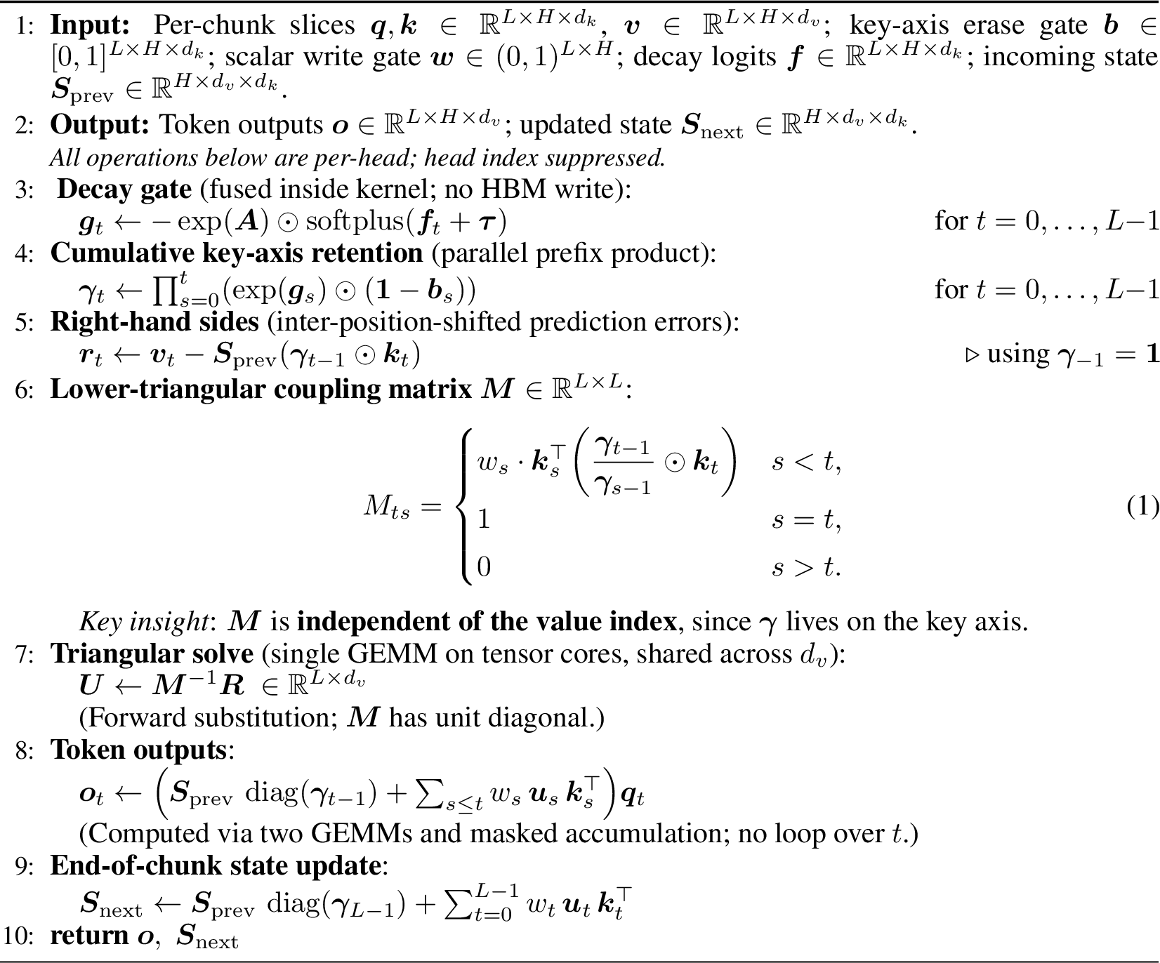 Figure 3: WY-Form Chunk Delta Solve (WYChunkDelta)