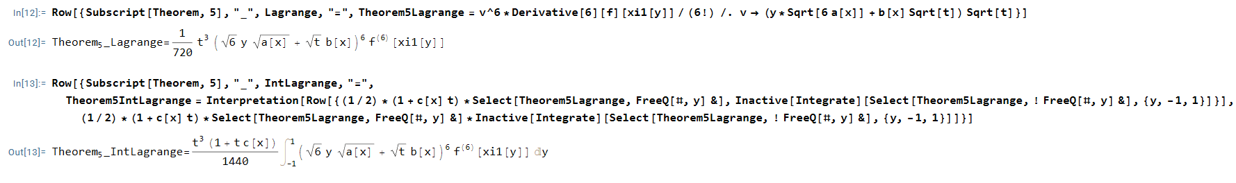 Figure 3: Verification of the Chernoff function from Theorem 5 using Wolfram Mathematica 13.3. Part 3/5.