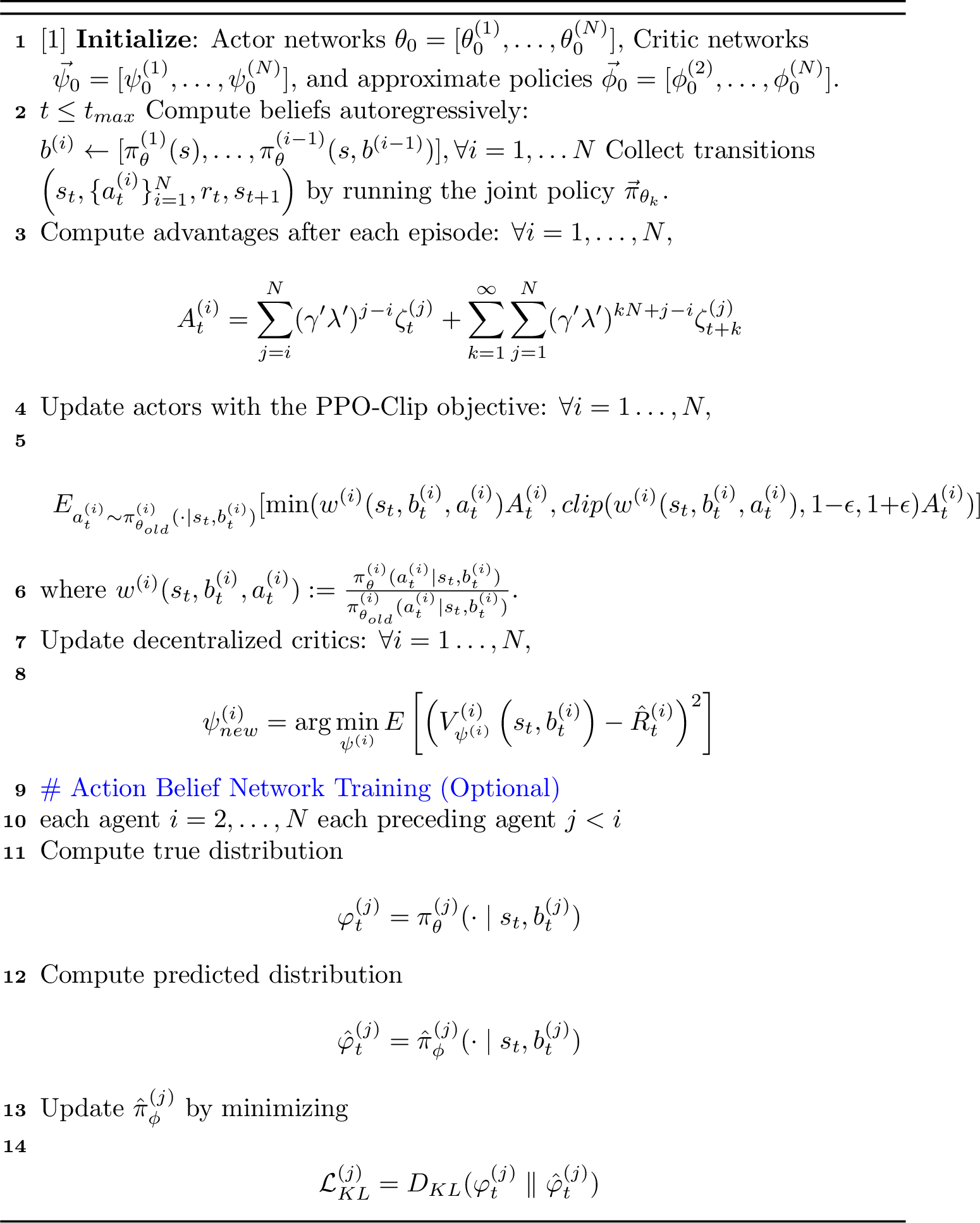 Figure 9: Agent-Chained Policy Proximal Optimization (ACPPO)
