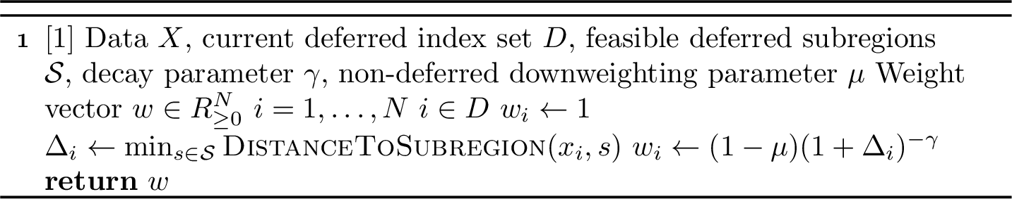 Figure 19: GetWeights(X,D,\mathcal{S},\gamma,\mu)