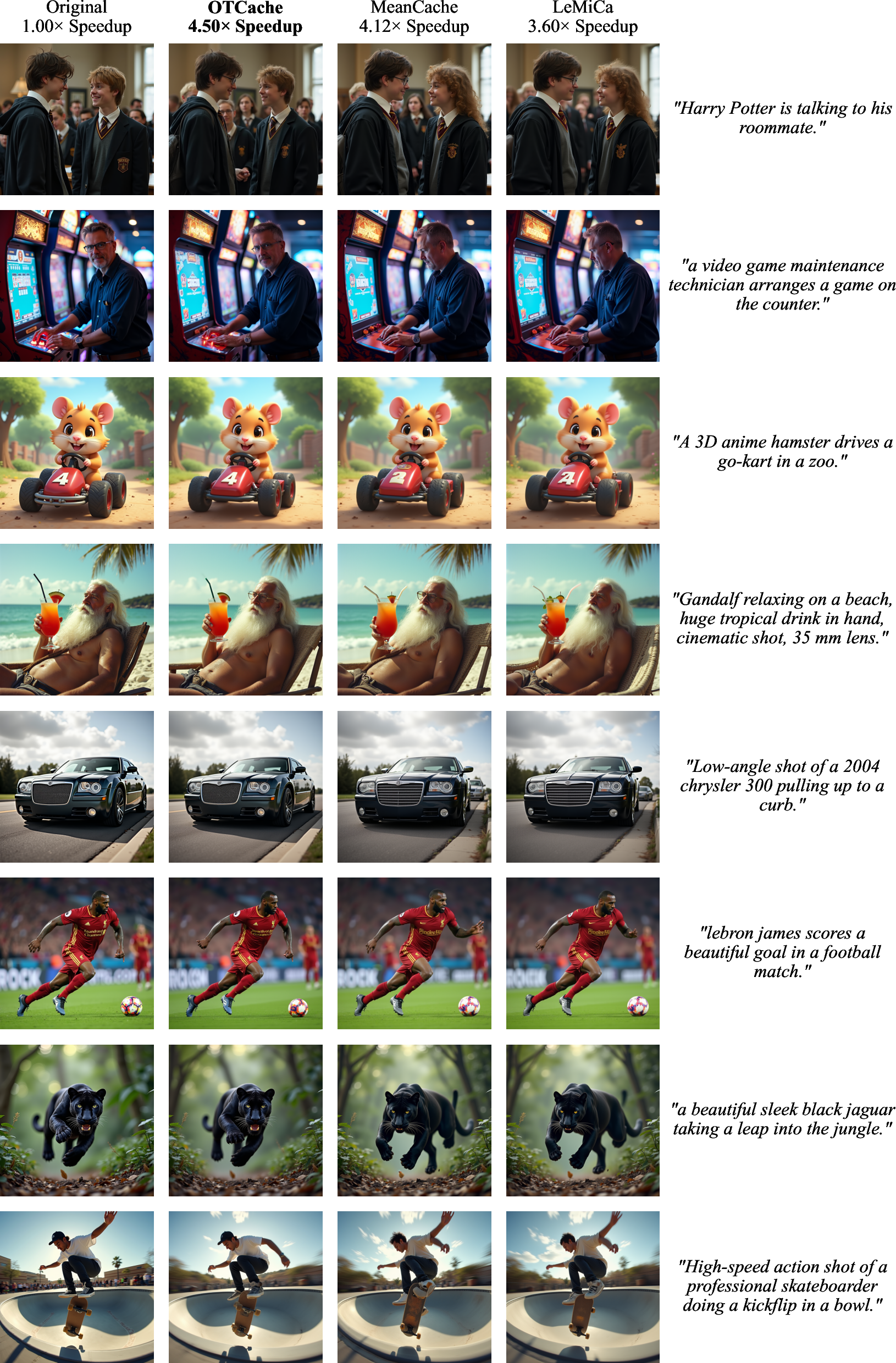 Figure 11: More visual comparisons on FLUX.1 [dev], Best viewed zoomed in.