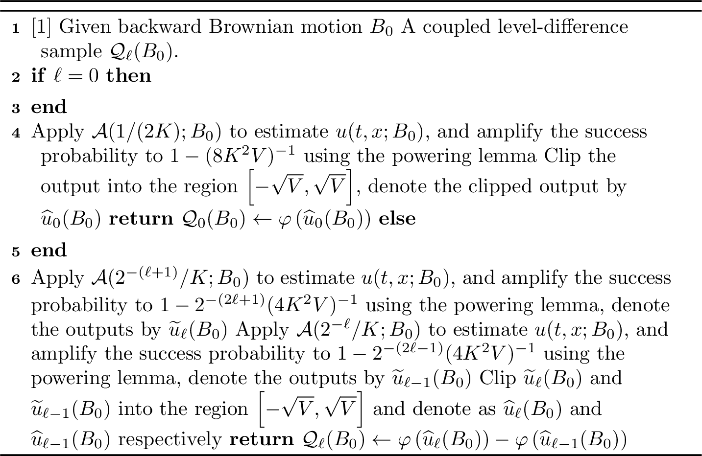 Figure 3: Coupled Level Difference Evaluator \mathcal{Q}_\ell(B_0)