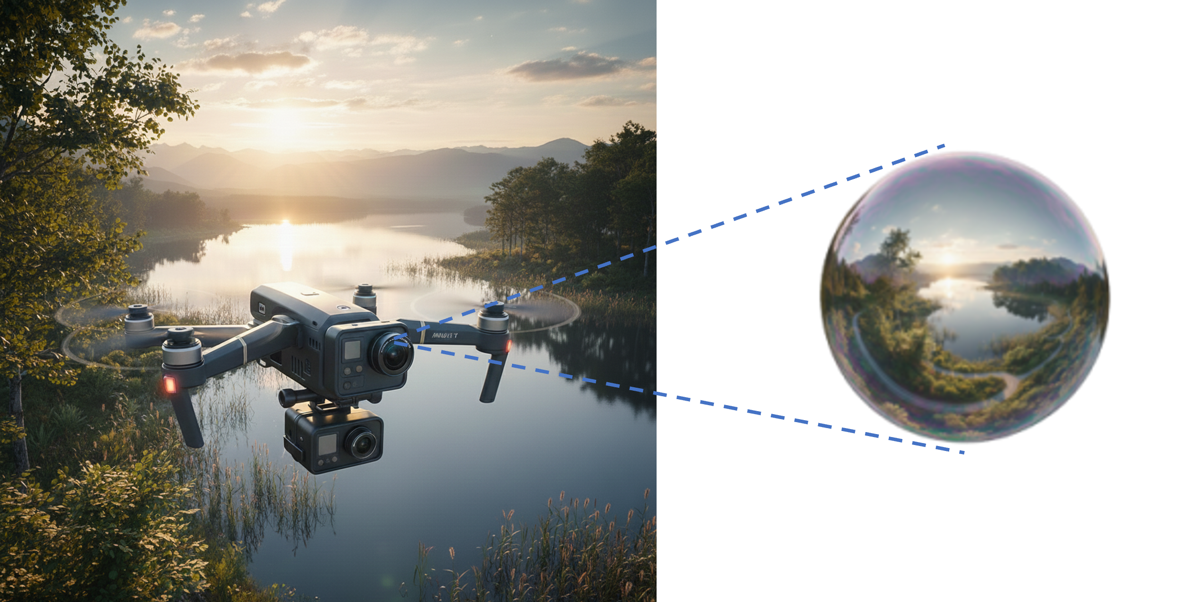 Figure 20: Schematic diagram of ego-motion estimation of UAV based on visual sensors