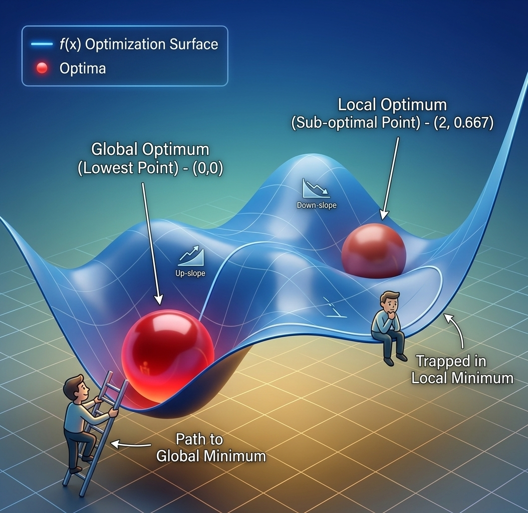 Figure 18: Schematic diagram of finding the kernel of a non-convex function