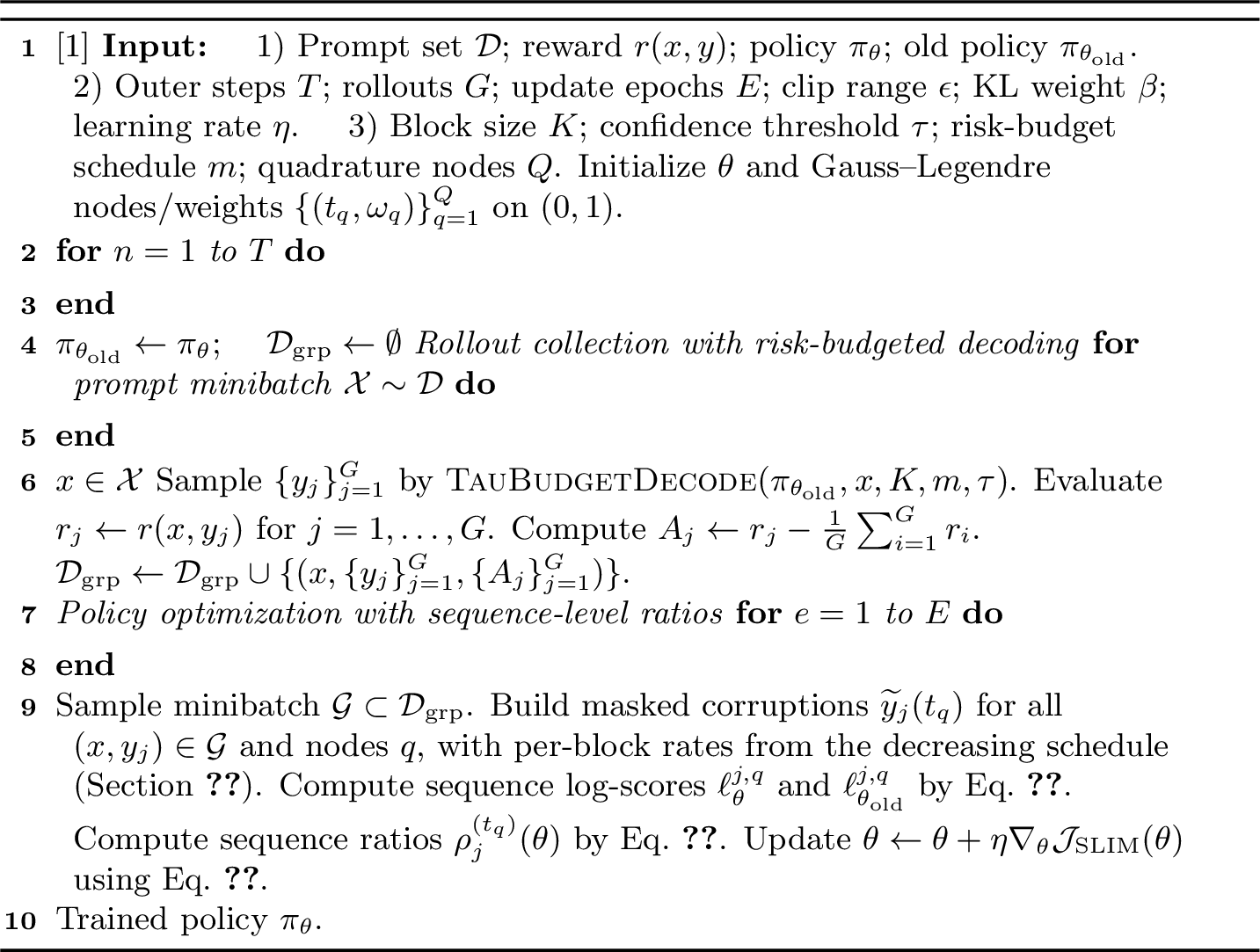 Figure 6: SLIM-RL Training