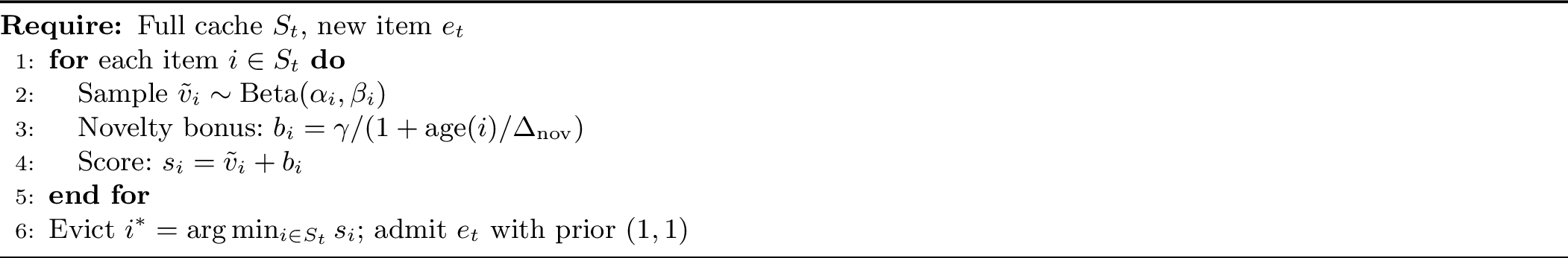 Figure 2: SOLAR: Content Selection (Eviction)