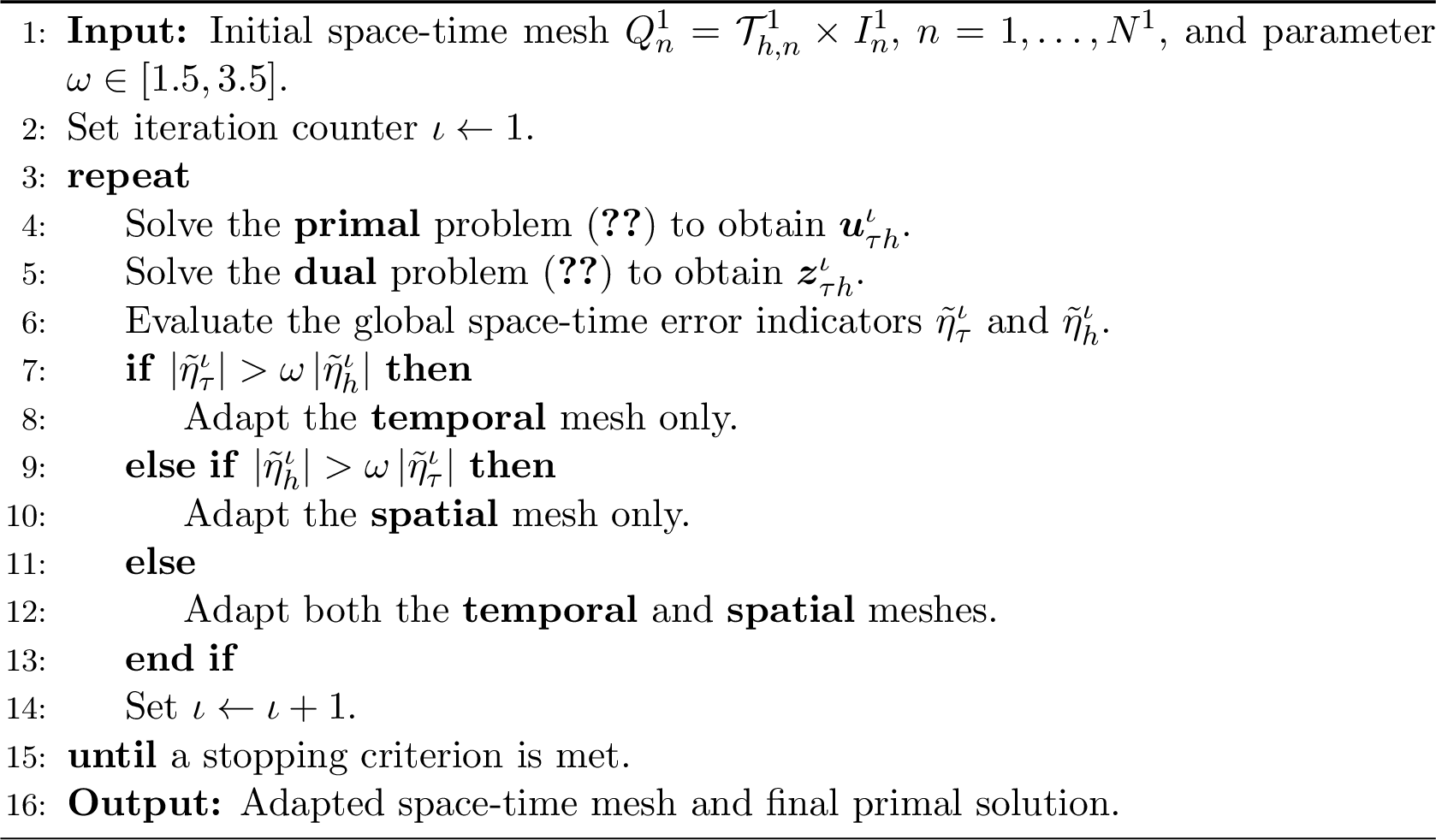 Figure 1: Goal-Oriented Space-Time Adaptivity