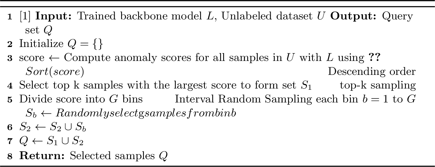 Figure 5: Query Sampling Strategy