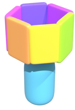 v