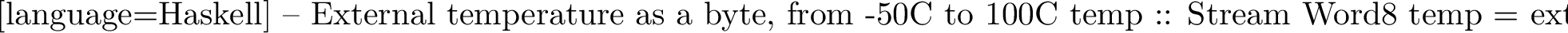 Figure 1: A simple thermostat example.