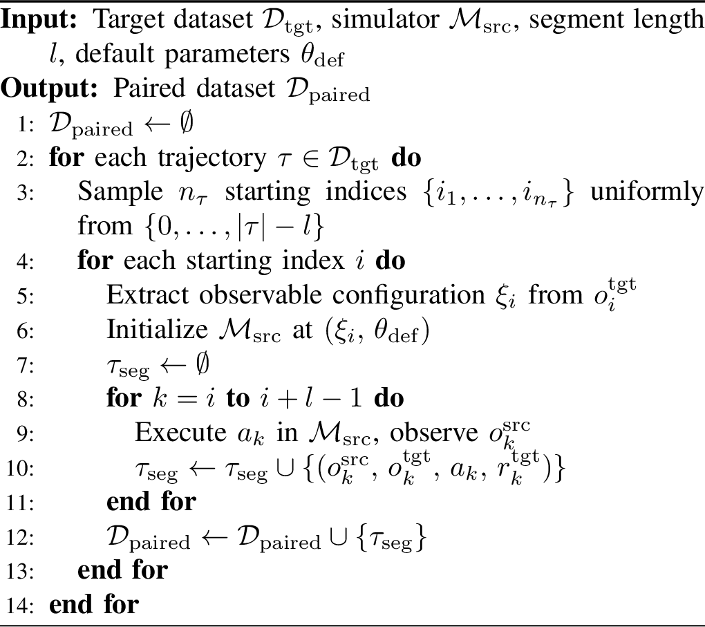 Figure 2: Paired Trajectory Collection