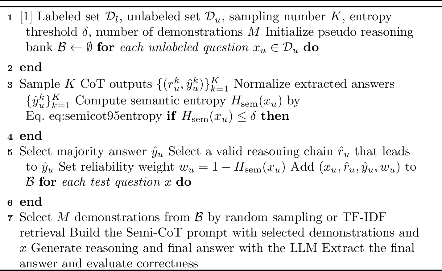 Figure 1: Semi-CoT: Semi-supervised Chain-of-Thought Learning