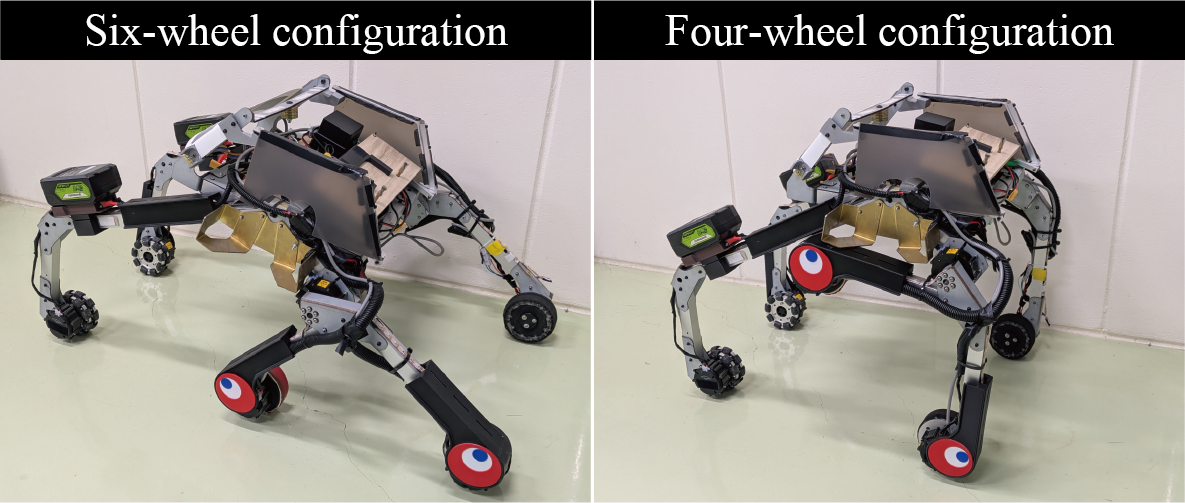 Figure 1: Prototype robot with the proposed mechanism