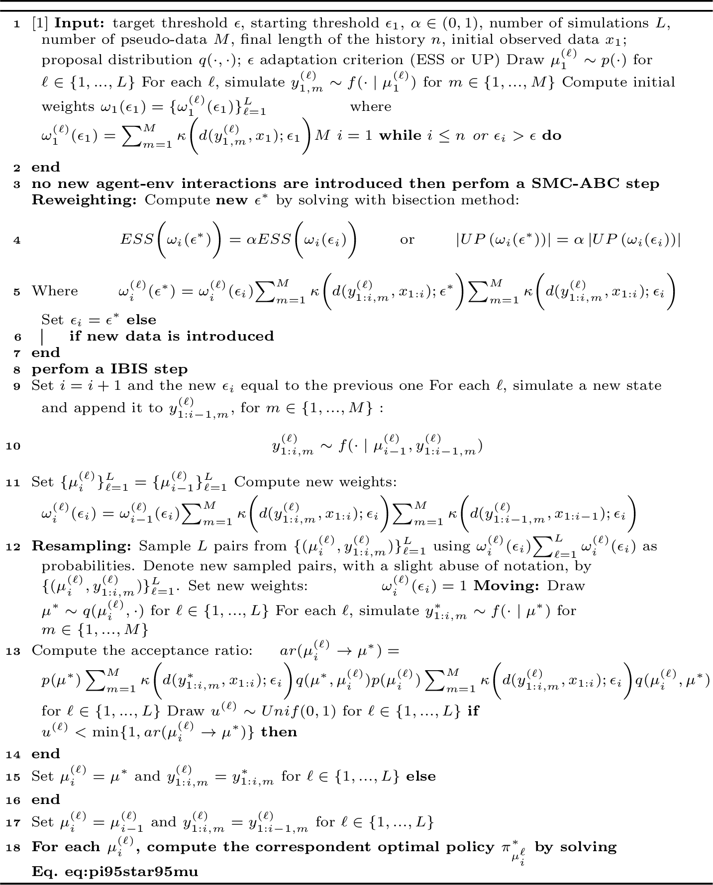 Figure 3: LF-IBIS LF-IBIS. The corresponding flowchart is reported in Appendix 6.3, Fig. 10.