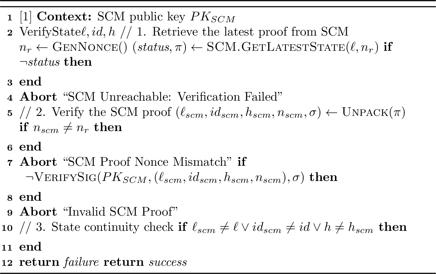 Figure 4: State Verification