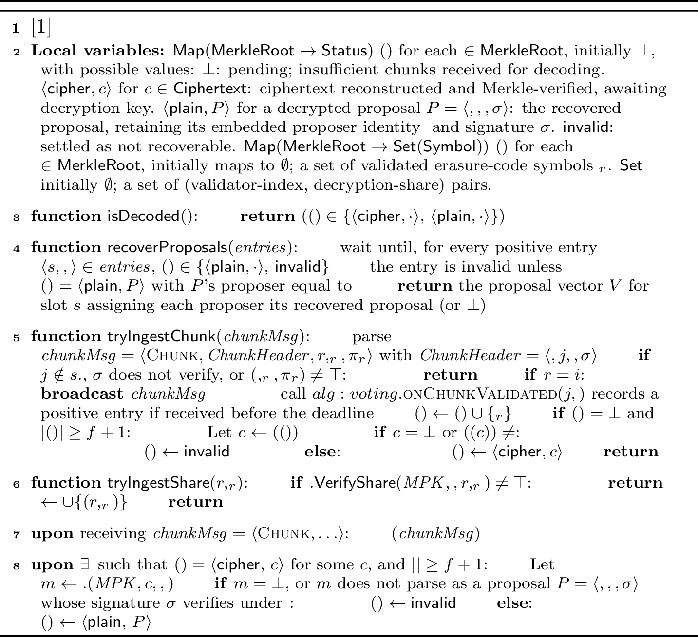 Figure 20: Data Availability for Slot s