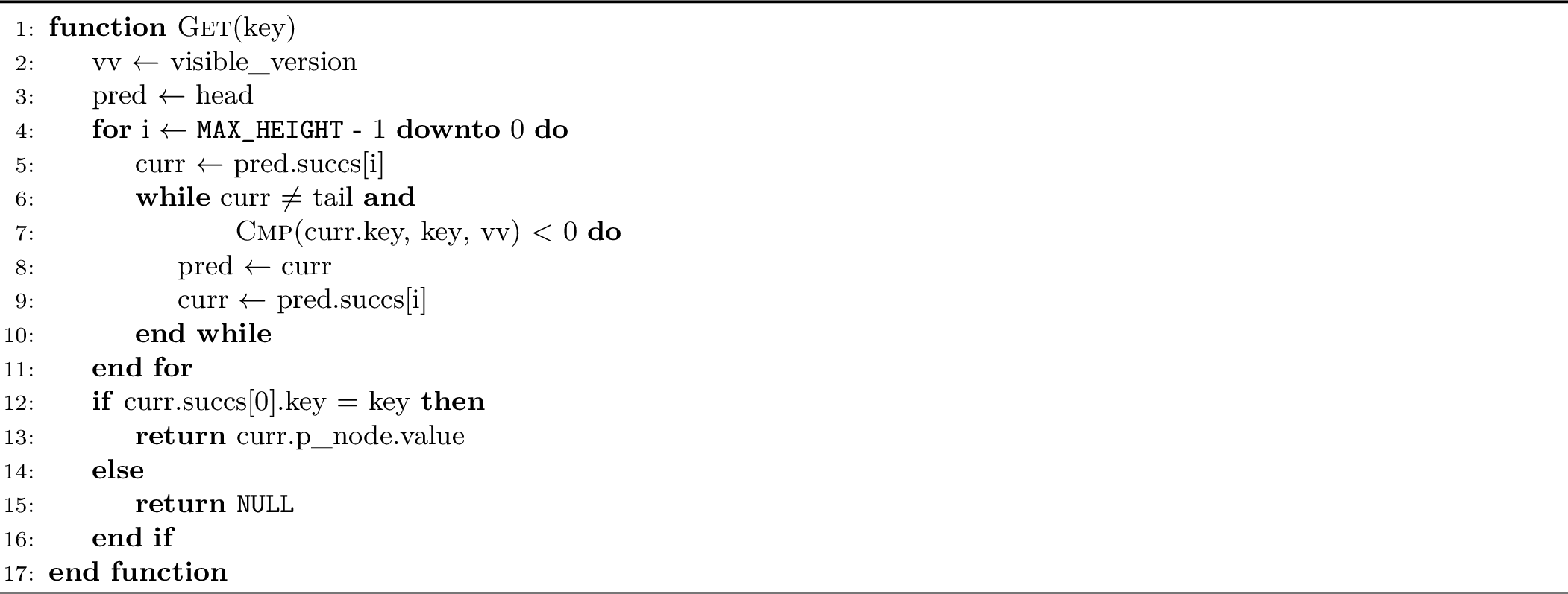 Figure 8: Get Operation