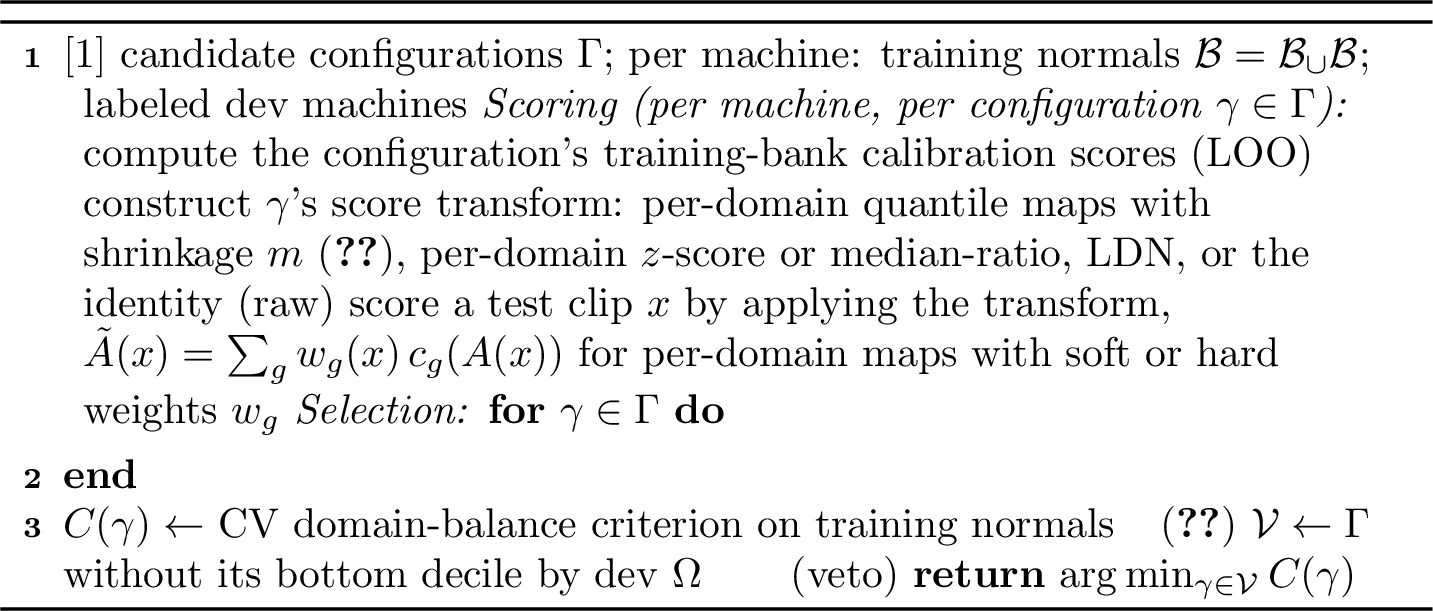 Figure 1: DACo scoring and configuration selection