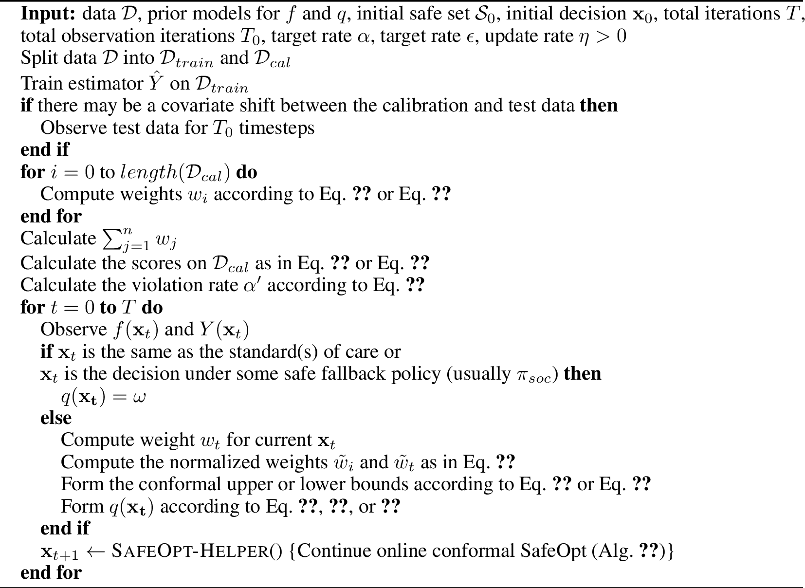 Figure 1: SafeOpt with Counterfactual Policy Constraints (SafeOpt-CPC)