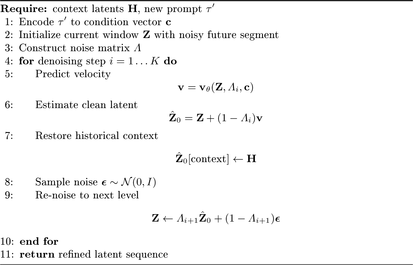 Figure 7: Streaming generation with prompt transition
