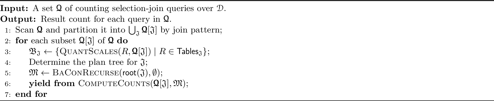 Figure 3: \mathrm{\small BaCon}(\pmb{\mathcal{Q}}, \mathcal{D})