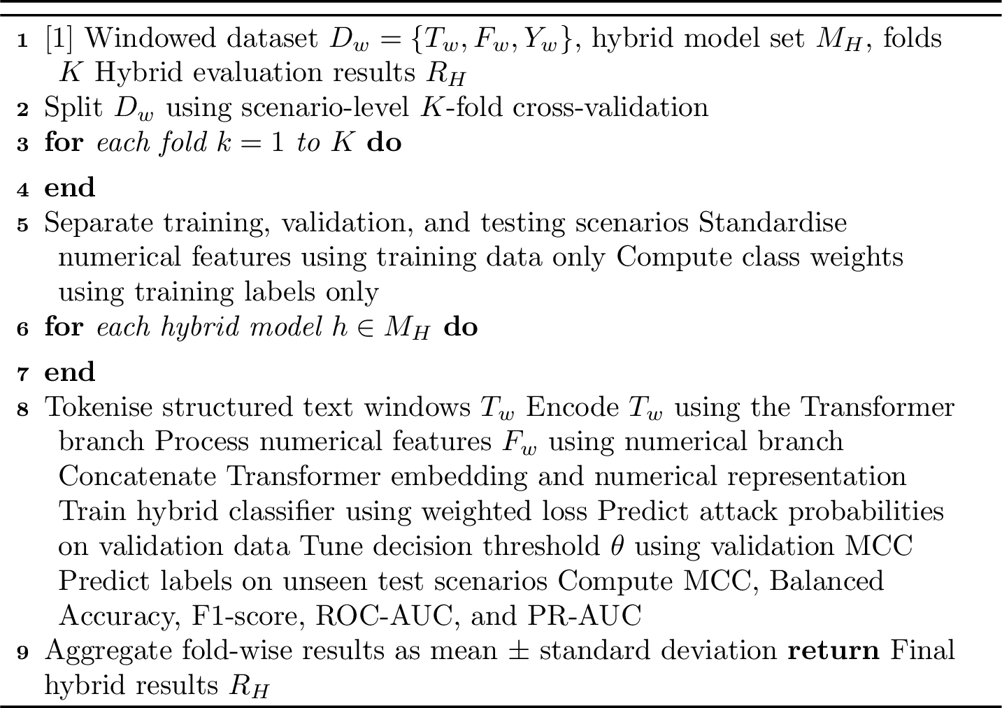 Figure 5: Hybrid Transformer-Numerical FDI Detection