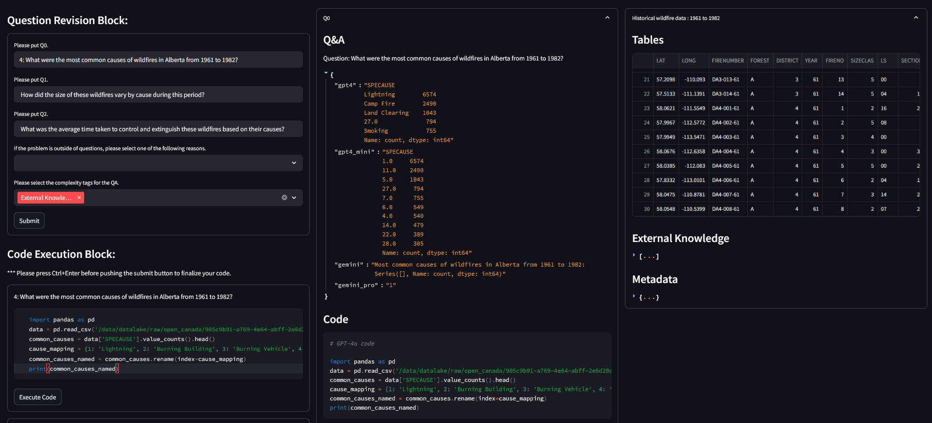 Figure 7: Annotation GUI for revising questions and answers