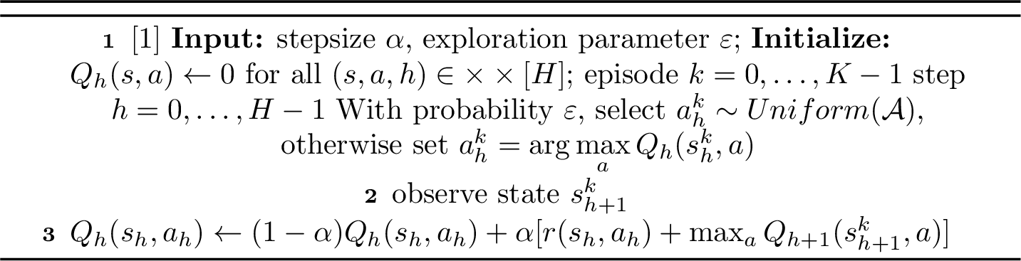 Figure 12: Q-learning with \varepsilon-greedy exploration