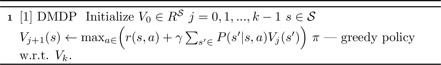 Figure 1: Value Iteration (VI)
