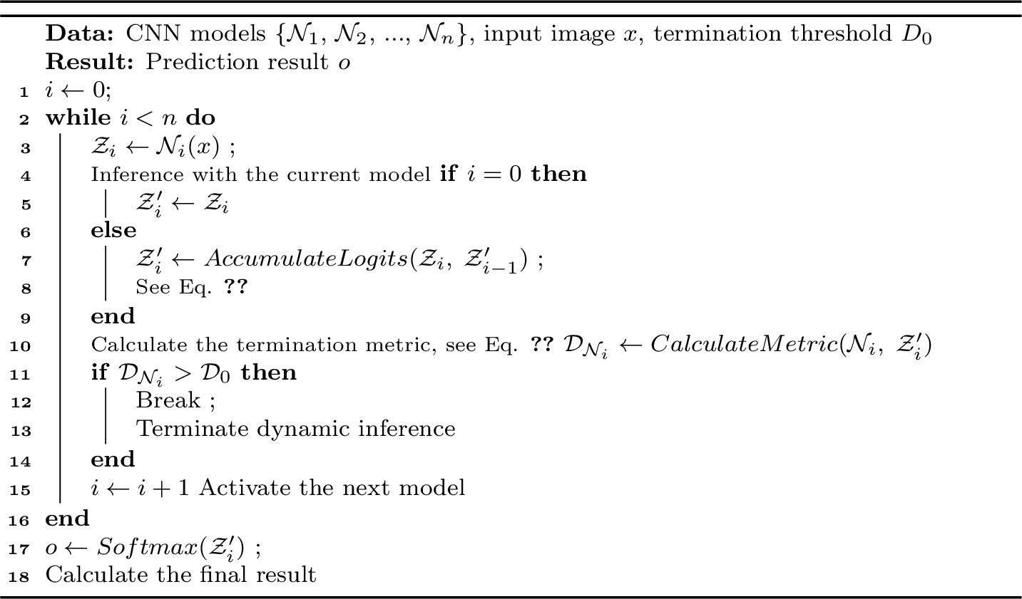 Figure 9: Dynamic Inference Algorithm