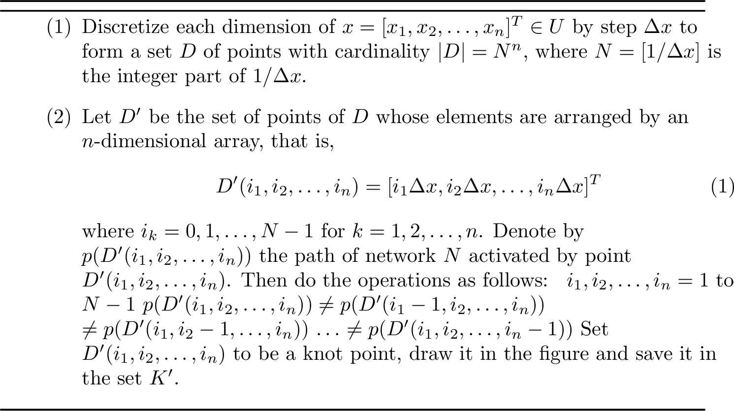 Figure 4: Drawing knots of a training solution