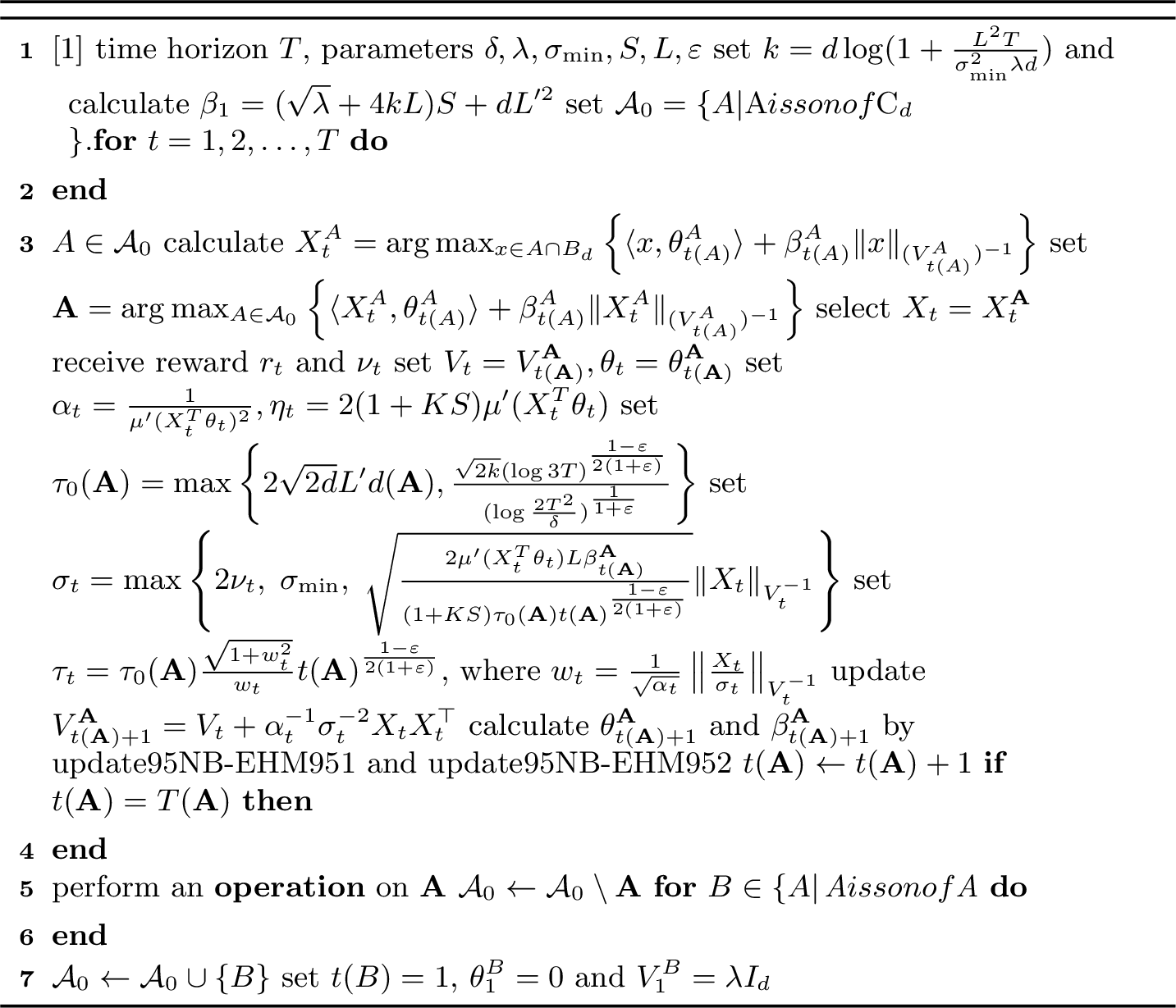 Figure 5: Nonlinear Bandit with Extended Huber loss Method (NB-EHM)