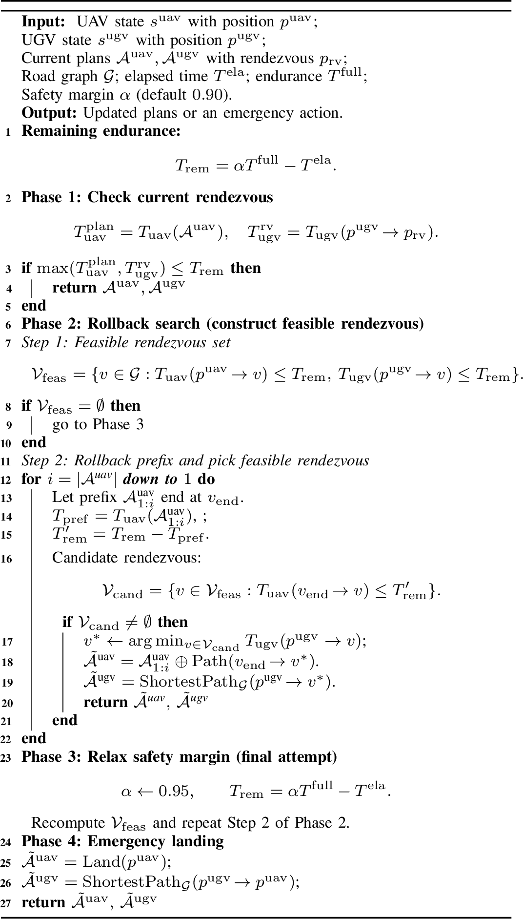 Figure 6: Rendezvous-Aware Replanning