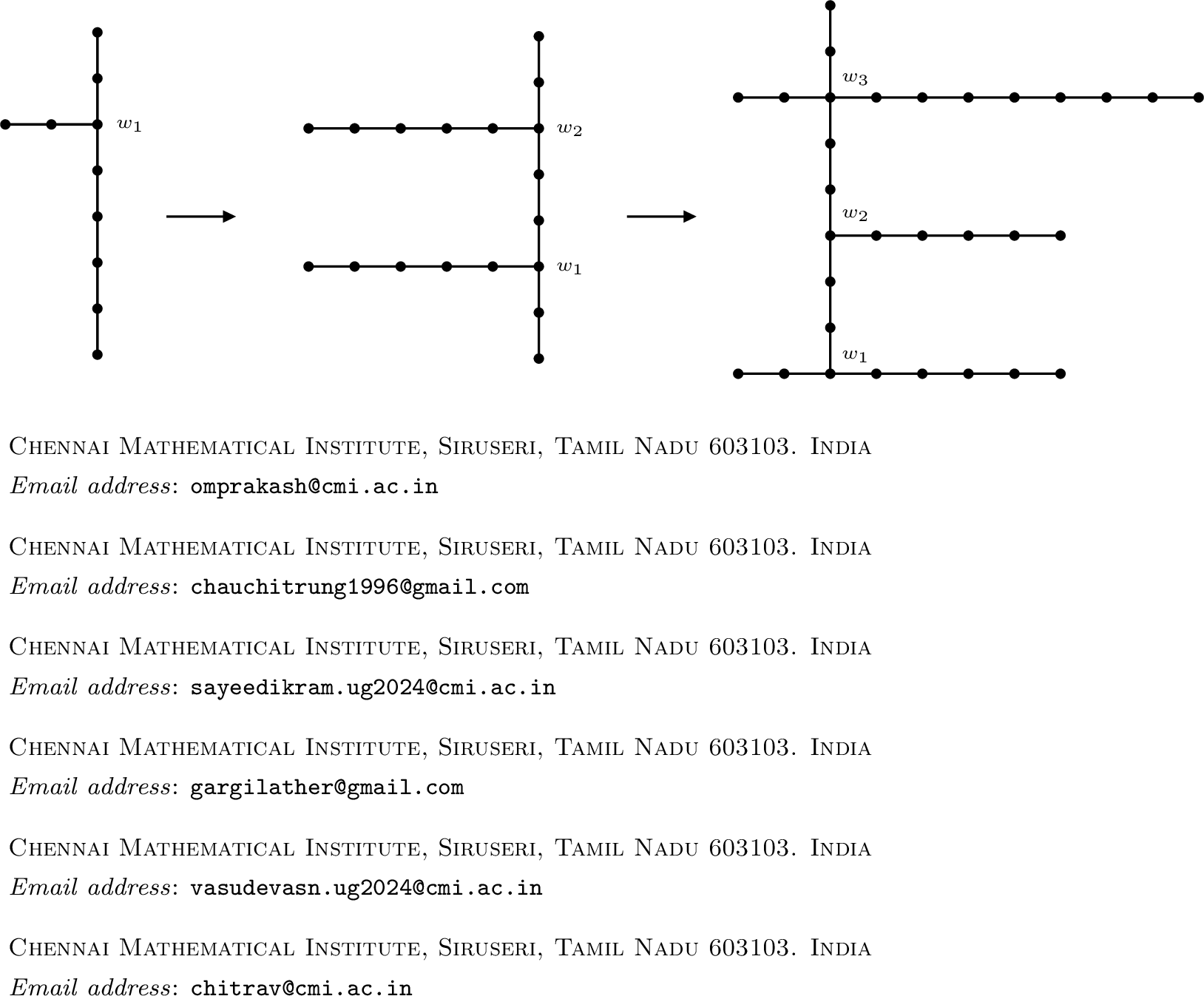 Figure 12: Construction of a tree in \Gamma_3.