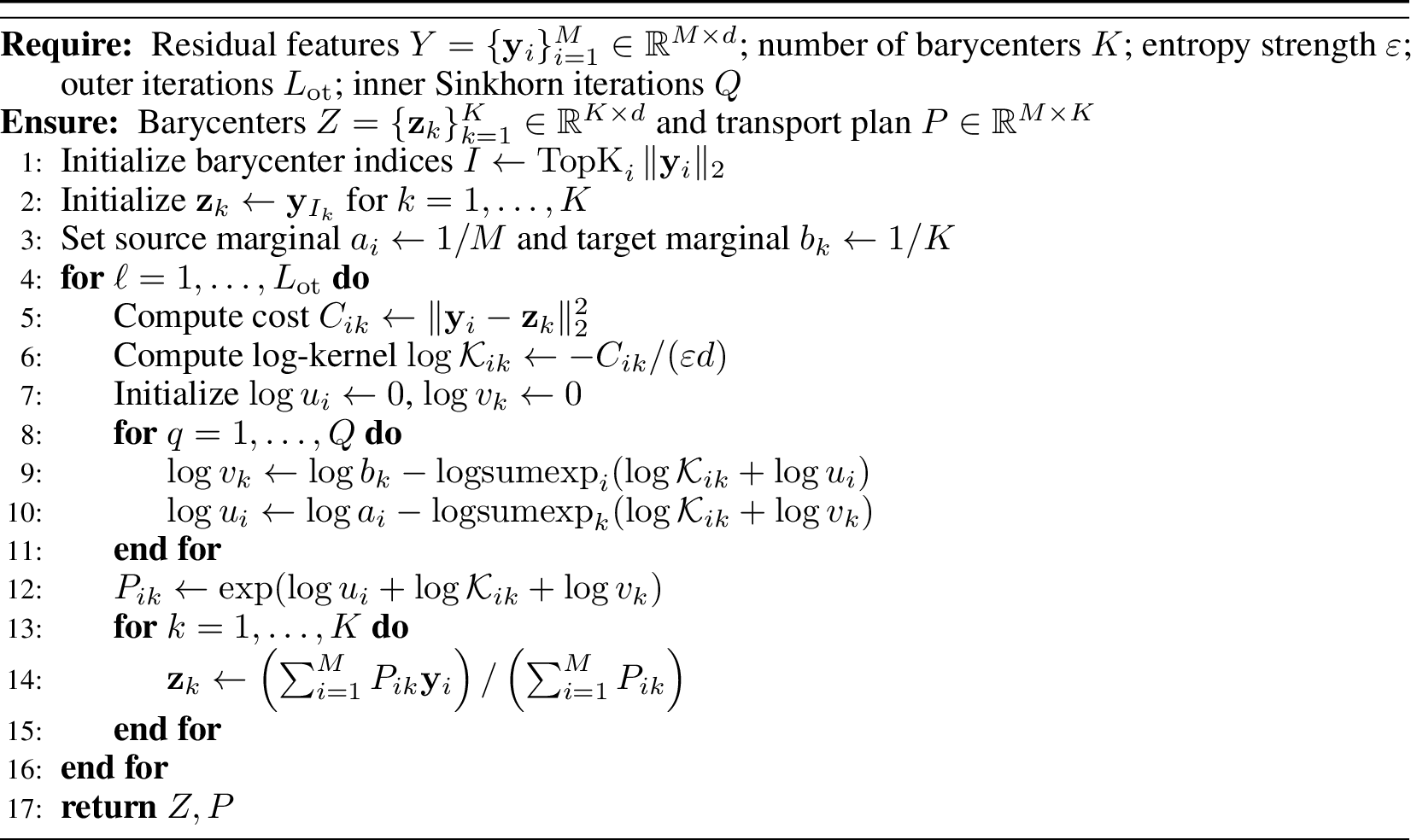 Figure 6: Sinkhorn Barycenter