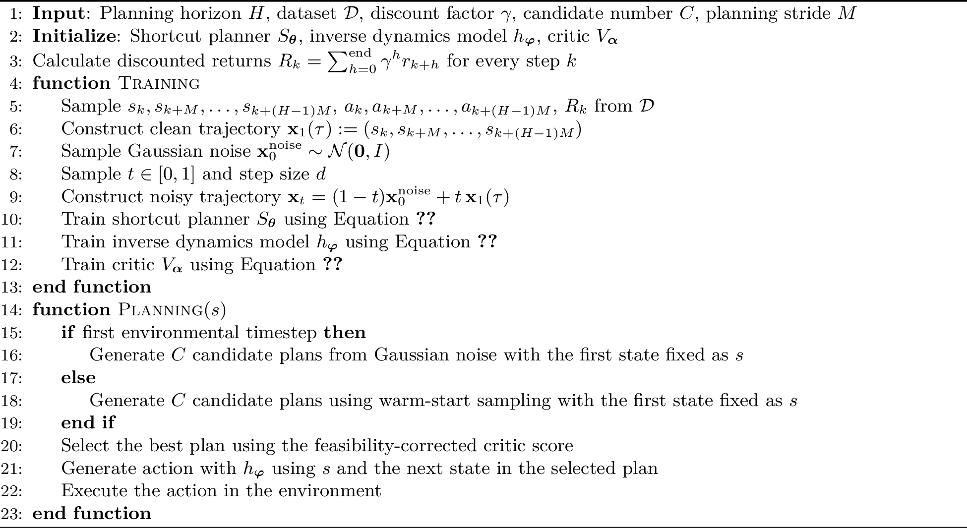 Figure 3: Shortcut Trajectory Planning