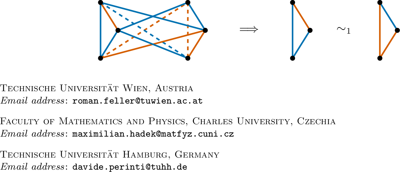 Figure 5: One-step cut-homotopy without monochromatic triangles.