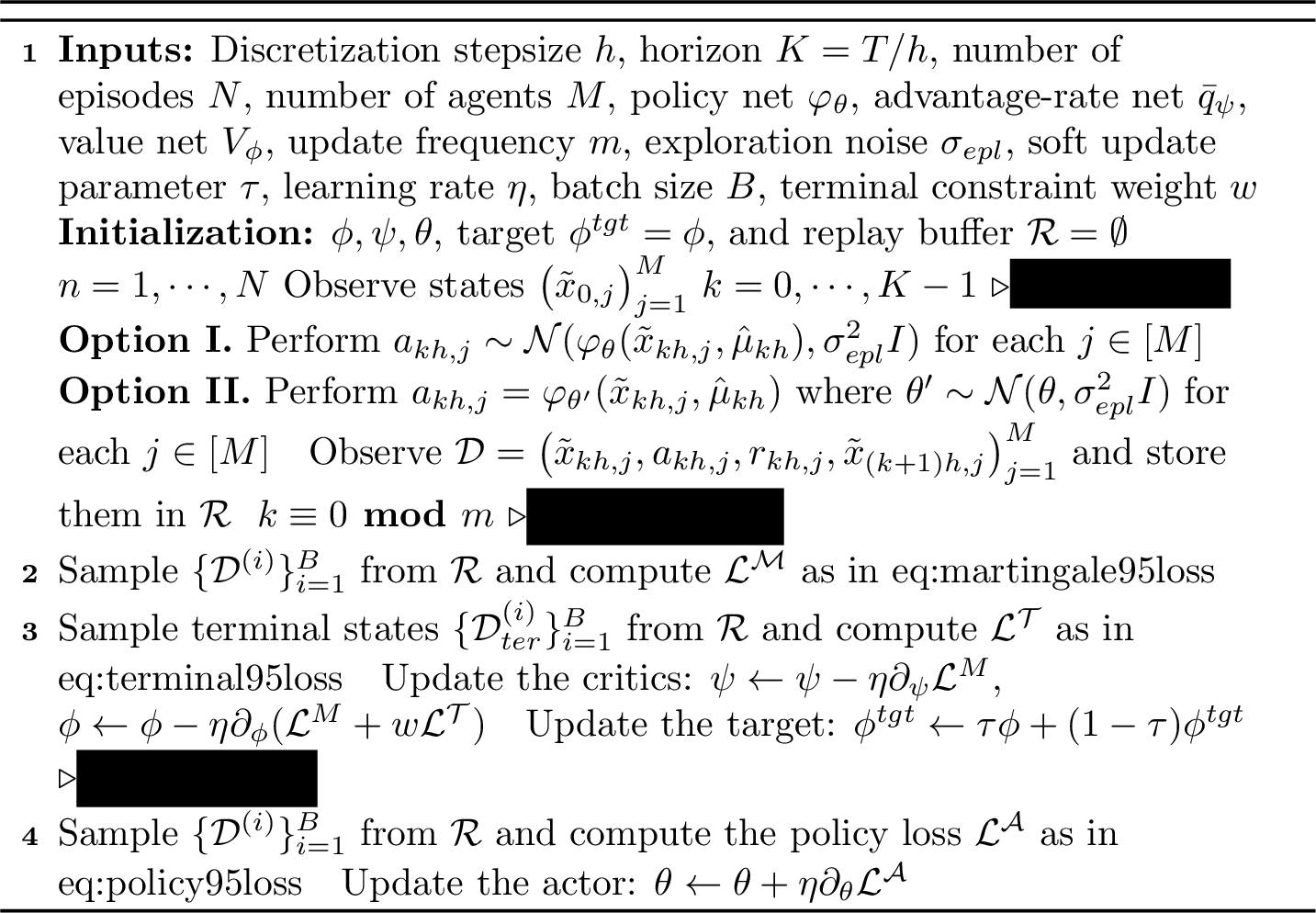 Figure 1: Continuous Time Deep Deterministic Policy Gradient