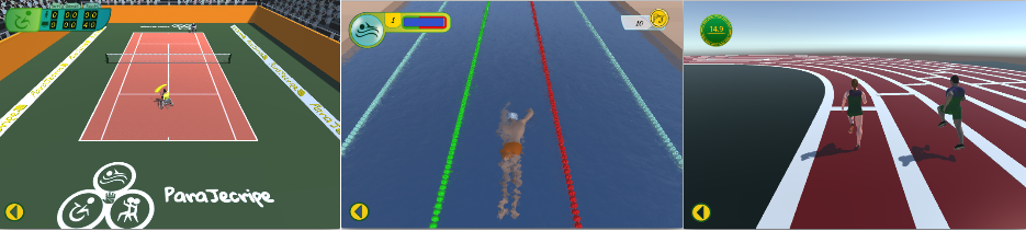 Figure 1: Parajecripe modalities for adapted sports [6].