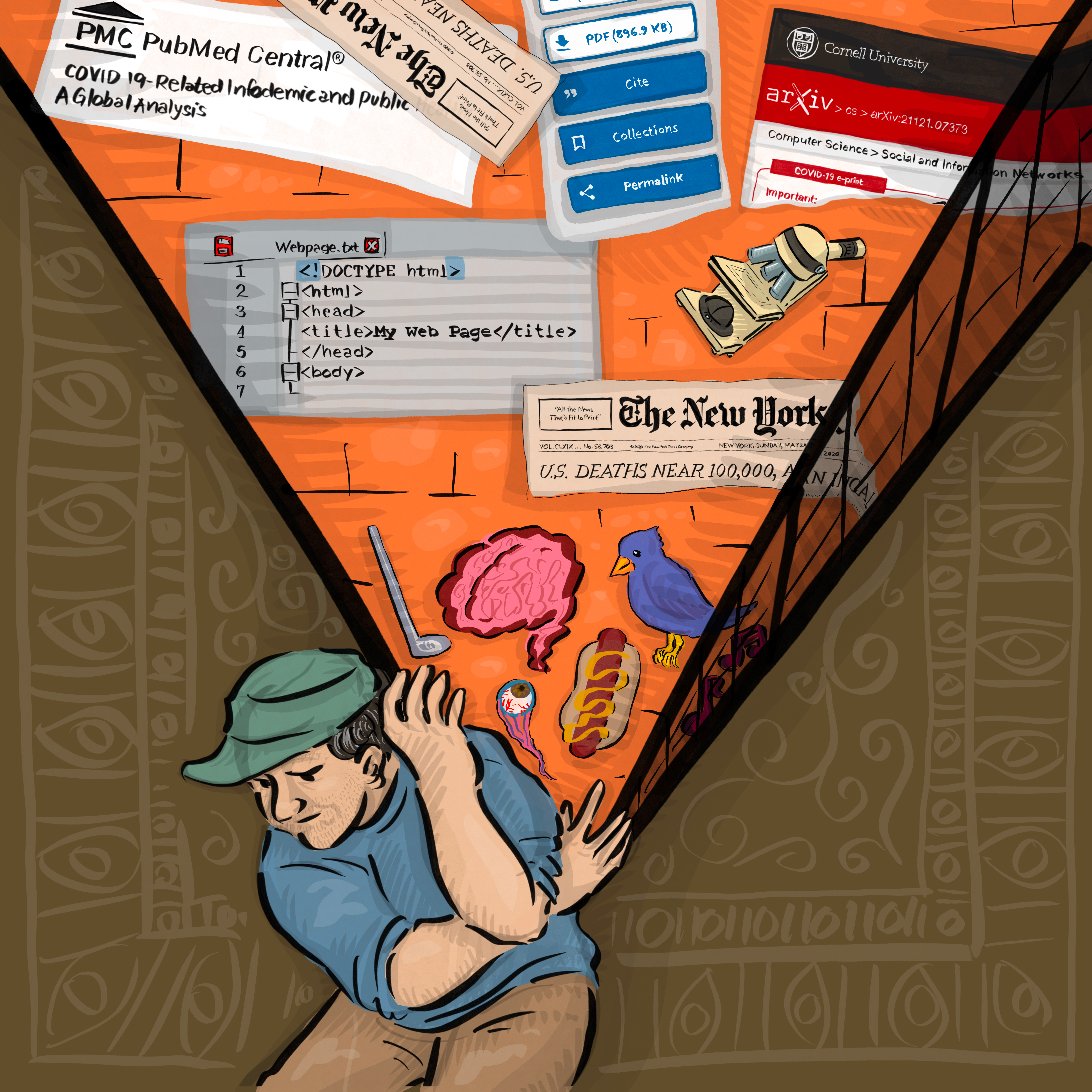 Figure 5: An illustration of the single point of reliance on MBFC for ground truth on the credibility and bias of news outlets—a ground truth used in various research contexts and commercial products.