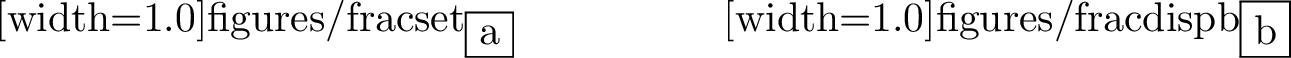 Figure 17: (a) Setting of the fracture identification example of [sec:sec46fault]; (b) Deformed configuration of the underground by application of the fields u_{1,\varepsilon}, u_{2,\varepsilon} resulting from the approximate penalization and domain decomposition method of [sec:sec46faultdirect]; the color scale corresponds to the norm of the displacement.