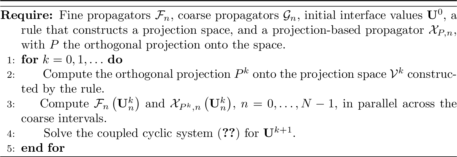 Figure 1: Framework for projection-based PP-PC