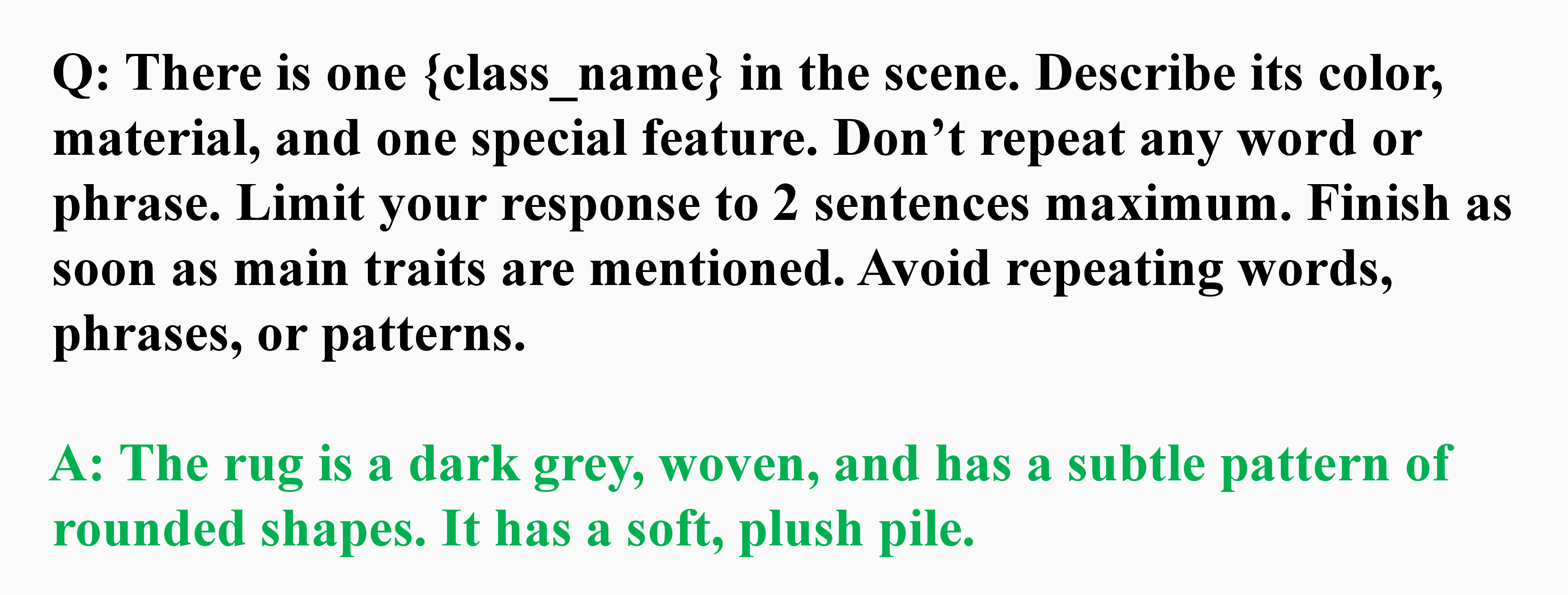 Figure 8: Example of the prompt used for instance-level captioning with LLaMA 3.2 Vision.