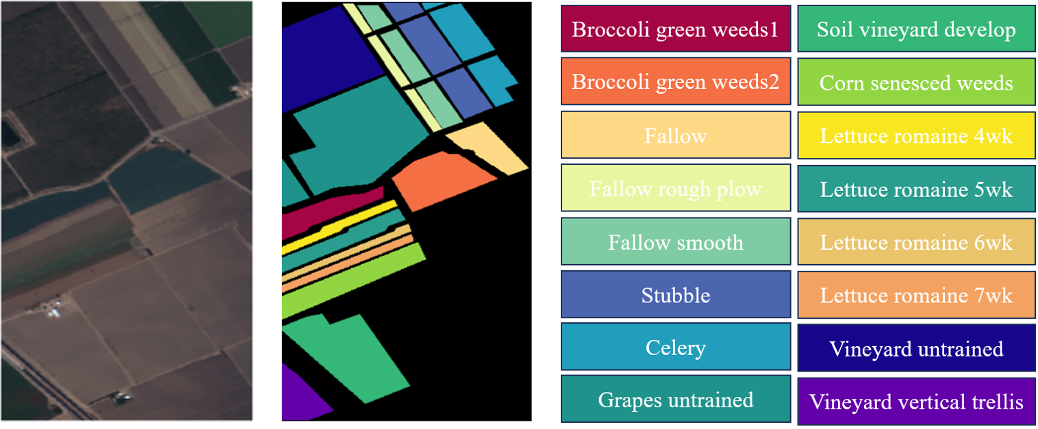 Figure 7: Description of the Salinas.
