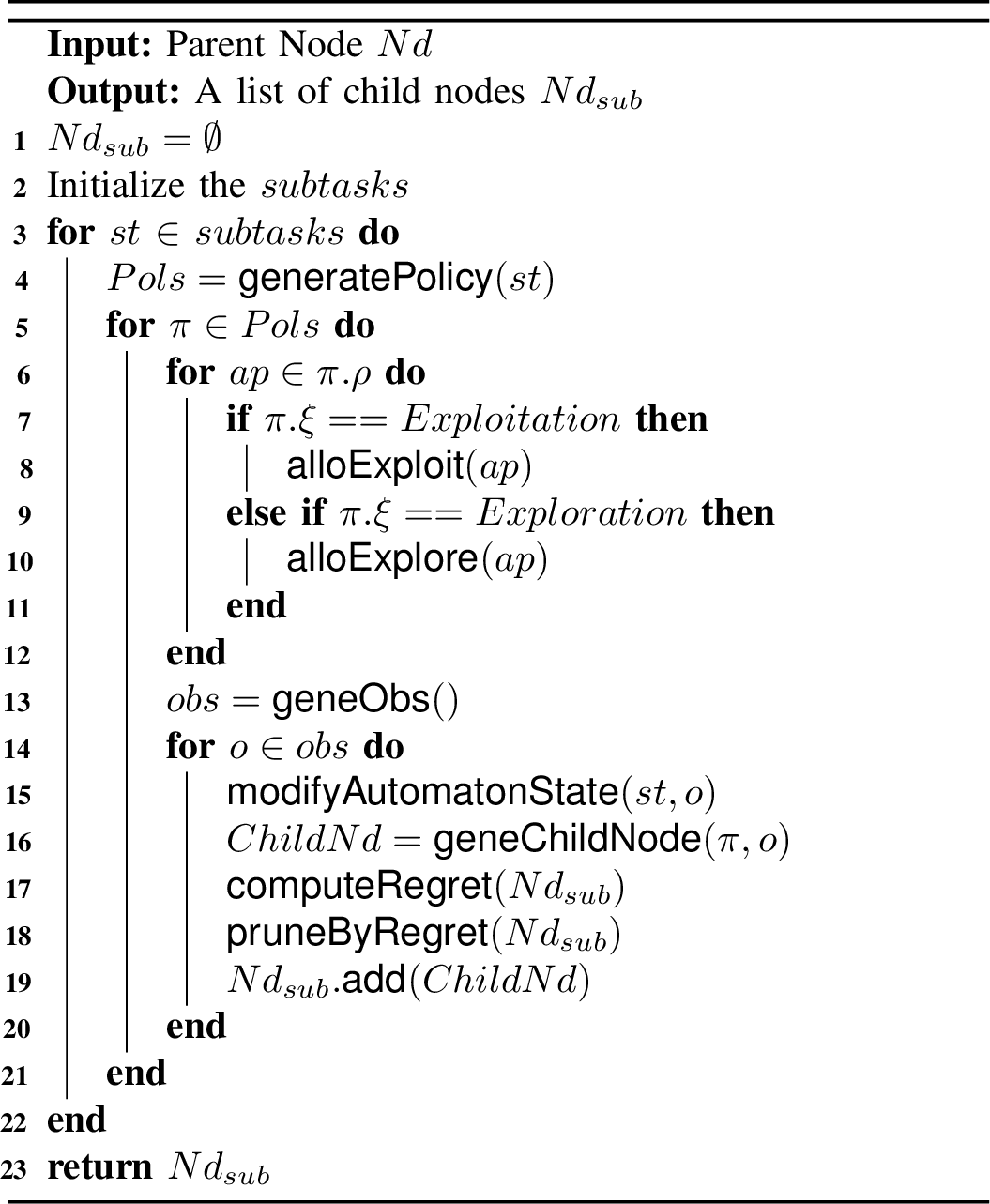 Figure 4: Policy-Based Tree Expansion