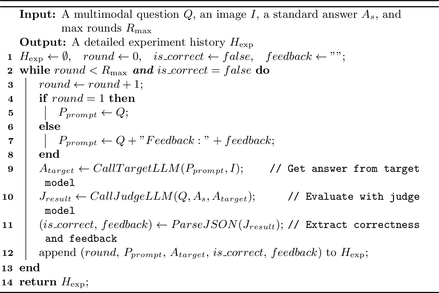 Figure 12: Multimodal QAgent with Iterative Feedback